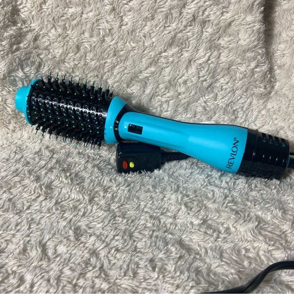 Revlon One-Step Volumizer Original Hair Dryer Hot Air Brush Styler Baby Blue - Picture 3 of 7